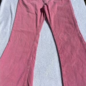 BONGO Vibrant Pink Corduroy Trousers